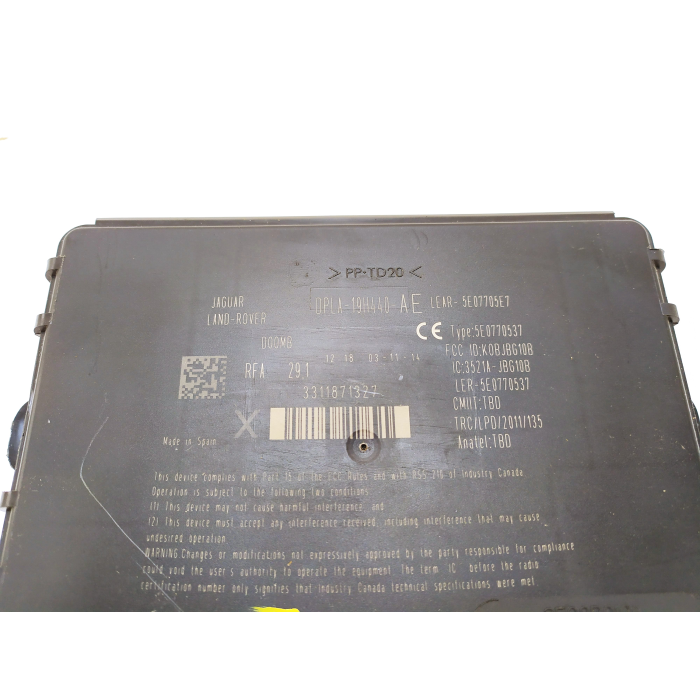 DPLA-19H440-AE CENTRALINA MODULO KEYLESS USATO RANGE ROVER SPORT (L494) (2012\2021)