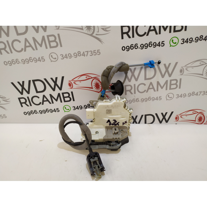 8K0839015H SERRATURA PORTA POSTERIORE SINISTRO SX USATO AUDI A3 8V (2012\2019) 2016 5 PIN