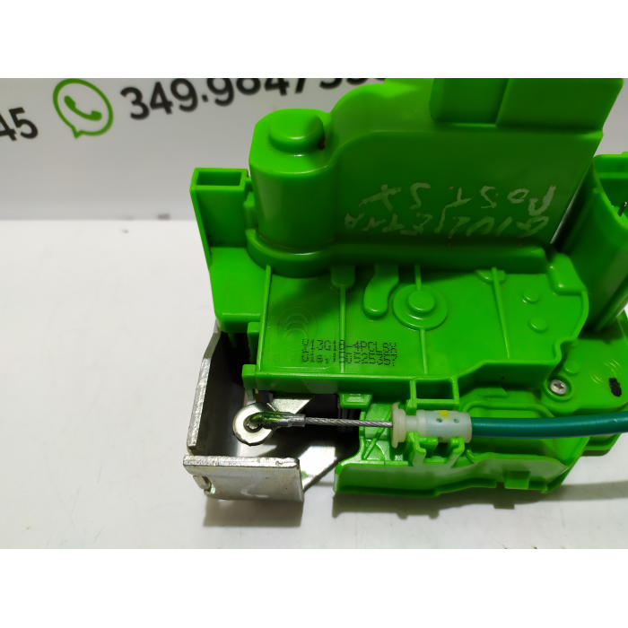 50525357 SERRATURA CHIUSURA PORTA POSTERIORE SINISTRO SX USATO ALFA ROMEO GIULIETTA (940) (2010\2020)