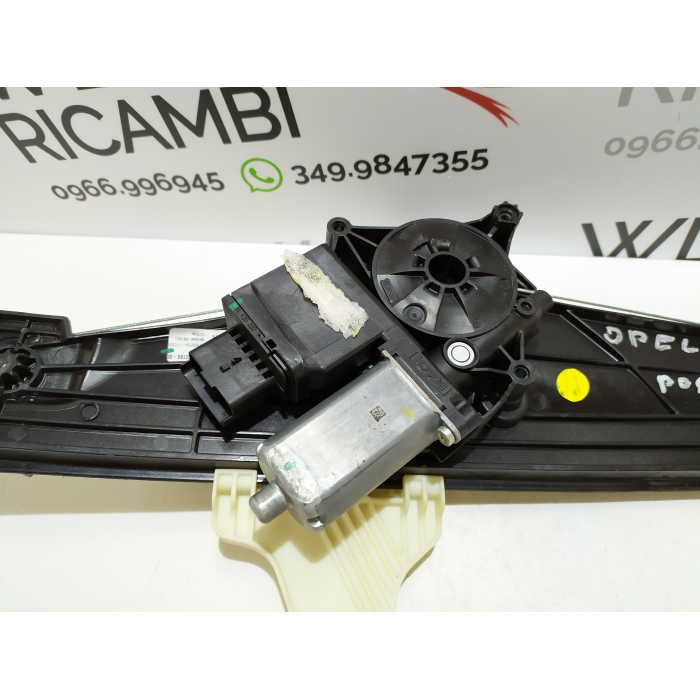 9815403780 ALZAVETRO ALZACRISTALLO ELETTRICO PORTA POSTERIORE DESTRO DX USATO OPEL GRANDLAND X (DAL 2017 IN POI >)