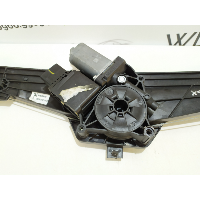 9830389080 ALZAVETRO ALZACRISTALLO PORTA POSTERIORE SINISTRO SX USATO PEUGEOT 3008 2° (DAL 2016 > IN POI)