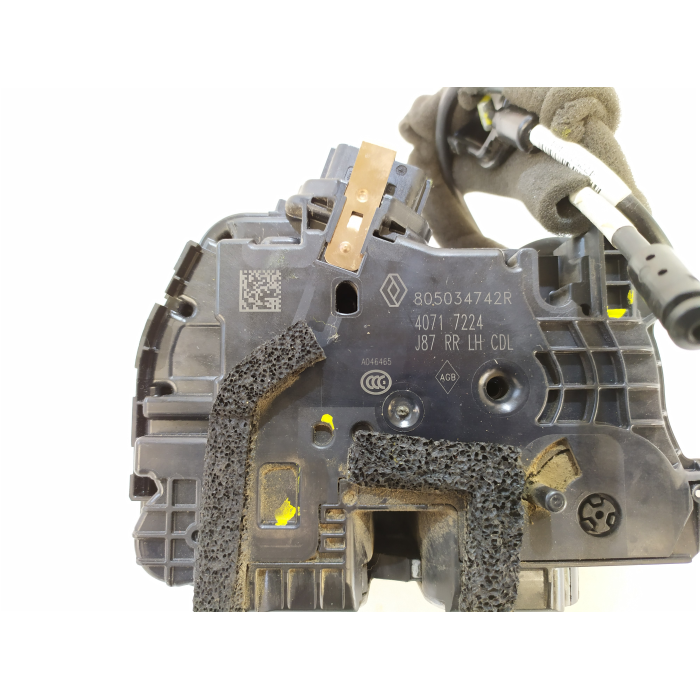 805034742R SERRATURA CHIUSURA USATO POSTERIORE SINISTRO SX RENAULT CAPTUR (J5) (2013\2019) 2018