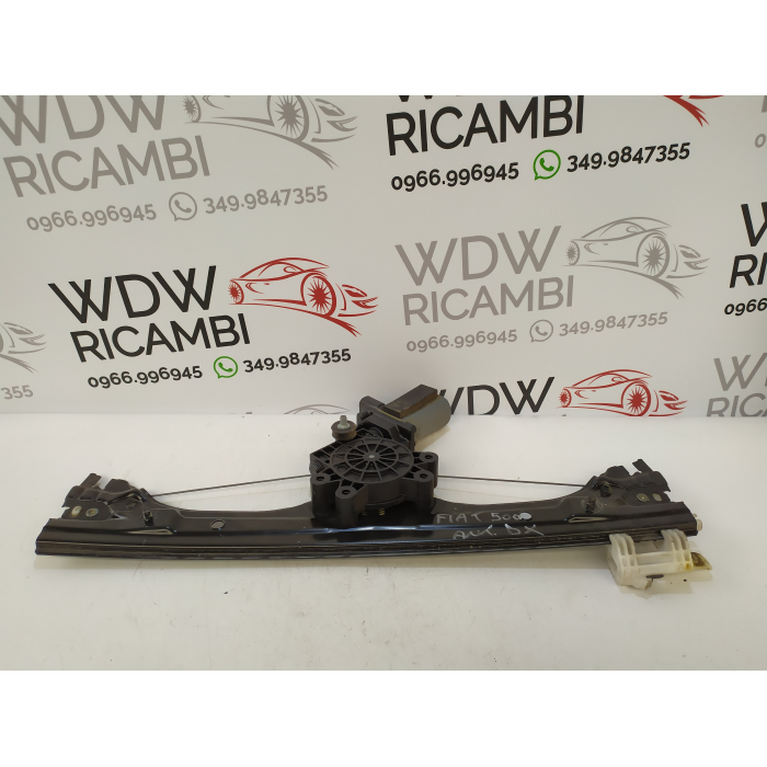 518762670 ALZAVETRO PORTA ANTERIORE DESTRO DX USATO FIAT 500 1.3 (DAL 2007 IN POI >) 