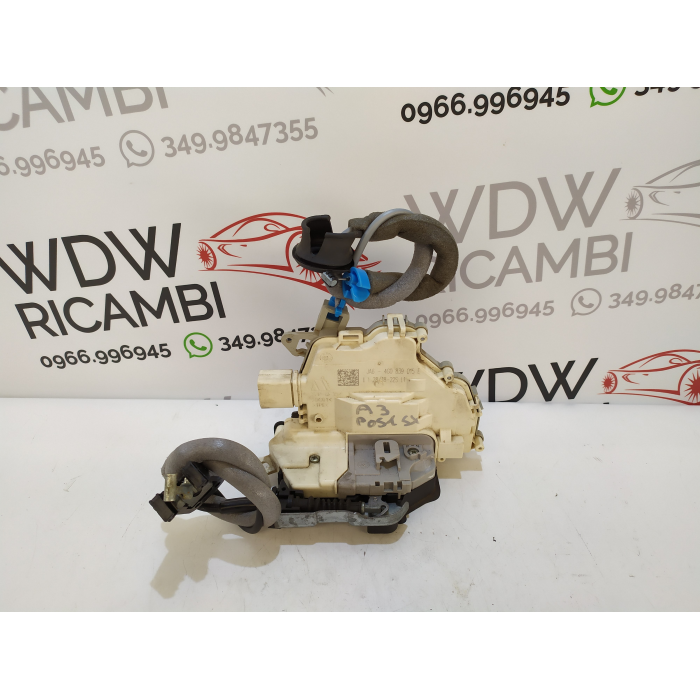 4G0839015E SERRATURA CHIUSURA PORTA POSTERIORE SINISTRO SX USATO AUDI A3 8V (2012\2019) 