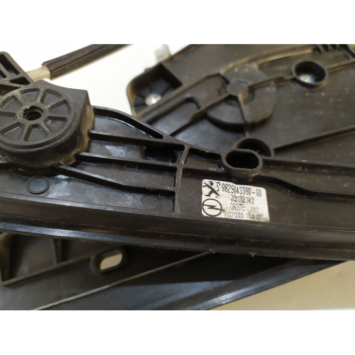 9829043380 ALZAVETRO PORTA ANTERIORE DESTRO DX USATO OPEL CORSA F (DAL 2019 IN POI >)