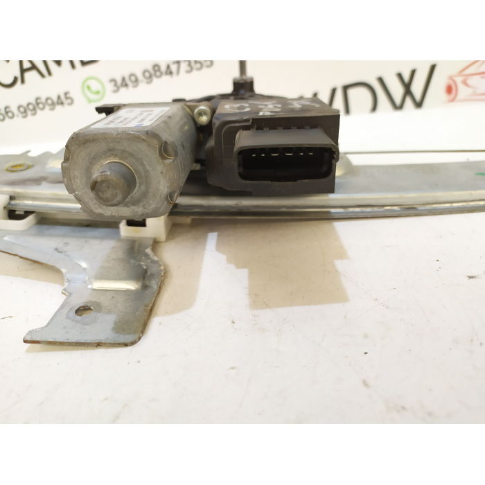 9829512080 ALZAVETRO ELETTRICO PORTA POSTERIORE SINISTRO SX USATO CITROEN C3 3° SERIE (DAL 2016>) 