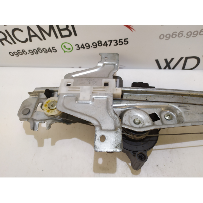 9829512080 ALZAVETRO ELETTRICO PORTA POSTERIORE SINISTRO SX USATO CITROEN C3 3° SERIE (DAL 2016>) 