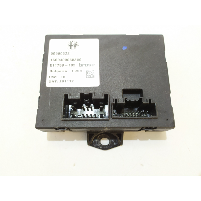 50560322 CENTRALINA PORTELLONE POSTERIORE POST USATO ALFA ROMEO STELVIO Q4 QUADRIFOGLIO 2.9 (DAL 2016 IN POI >)