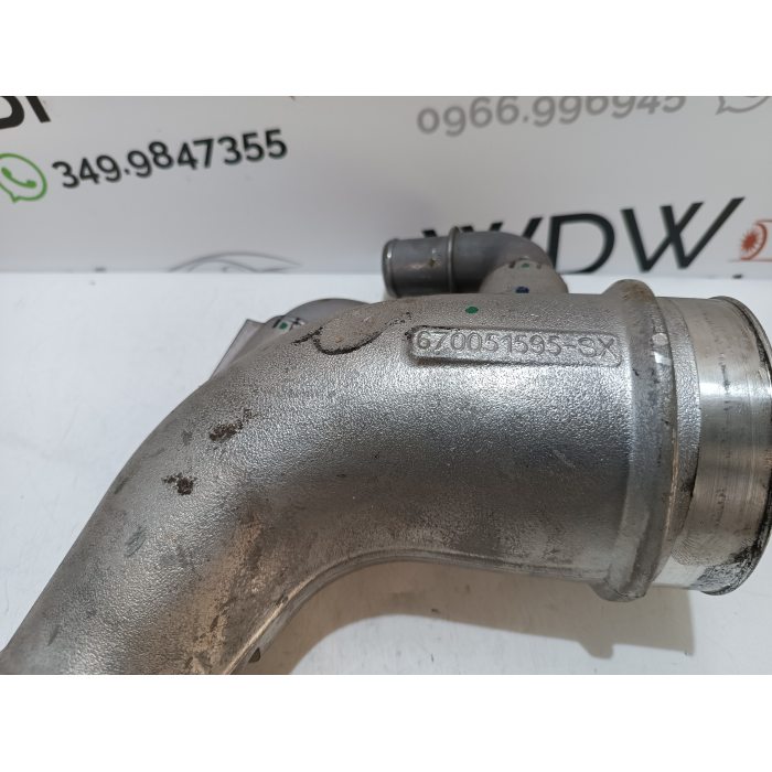 670051595 TUBO ASPIRAZIONE TURBO USATO ALFA ROMEO STELVIO Q4 QUADRIFOGLIO 2.9 (DAL 2016 IN POI >)