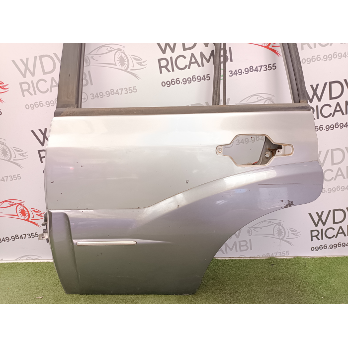 PORTA PORTIERA SPORTELLO POSTERIORE SINISTRO SX USATO GRIGIA HYUNDAI TERRACAN 2.9 CRDI (2001\2007) 