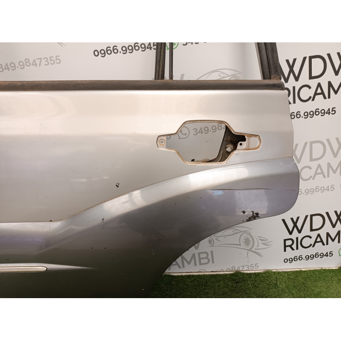PORTA PORTIERA SPORTELLO POSTERIORE SINISTRO SX USATO GRIGIA HYUNDAI TERRACAN 2.9 CRDI (2001\2007) 