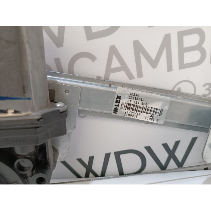 52115513 ALZAVETRO ELETTRICO PORTA POSTERIORE SINISTRO SX USATO LANCIA YPSILON (312\319) 1.2 (DAL 2011 IN POI >)