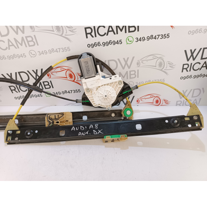 4H0837462B ALZAVETRO MOTORINO ELETTRICO PORTA ANTERIORE DESTRO DX AUDI A8 D4 (2009\2017)