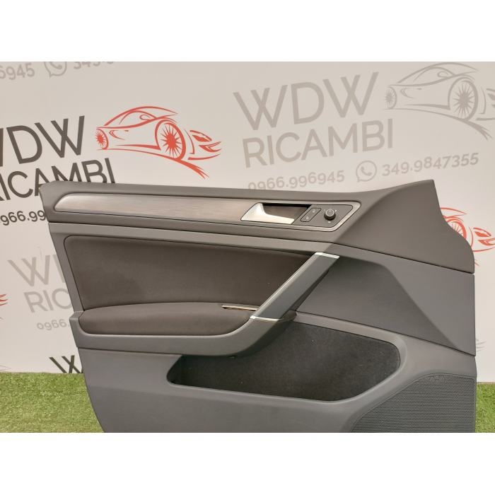 5G4867011 PANNELLO RIVESTIMENTO PORTA ANTERIORE SINISTRO SX USATO VW GOLF VII 7 1.6 TDI (2012\2019) 