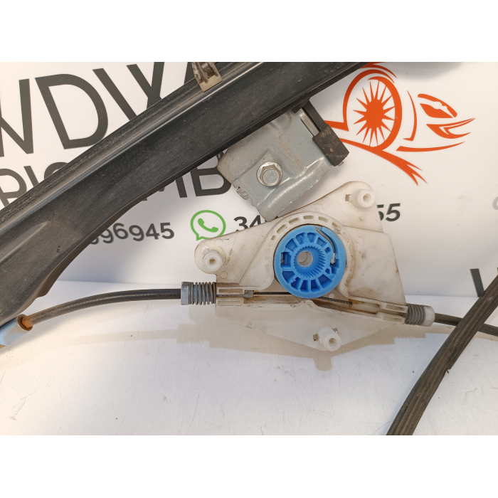 MECCANISMO ALZAVETRO PORTA ANTERIORE DESTRO DX USATO SEAT IBIZA 1.4 TDI (2002\2009) 2008