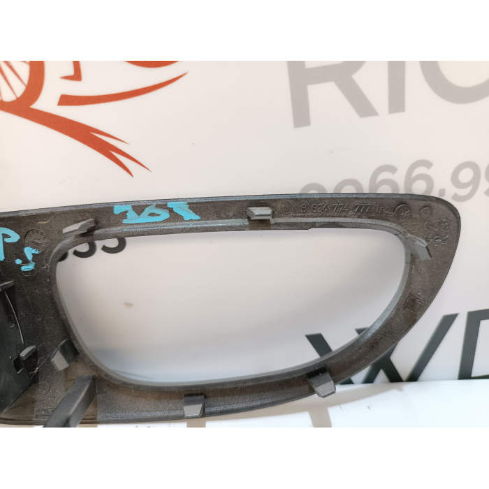 9634774777 PULSANTE ALZAVETRO PORTA POSTERIORE SINISTRO SX USATO PEUGEOT 307 2.0 (2001\2009) 