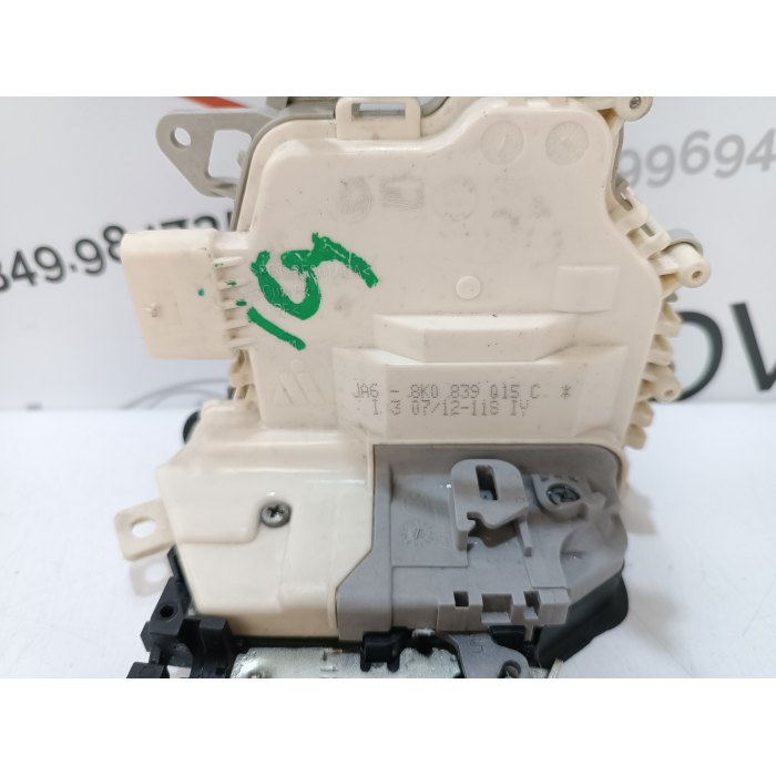 8K0839015C ART.27316 SERRATURA CHIUSURA PORTA POSTERIORE SINISTRO SX USATO AUDI A3 (8V) (2012\2019) 2013