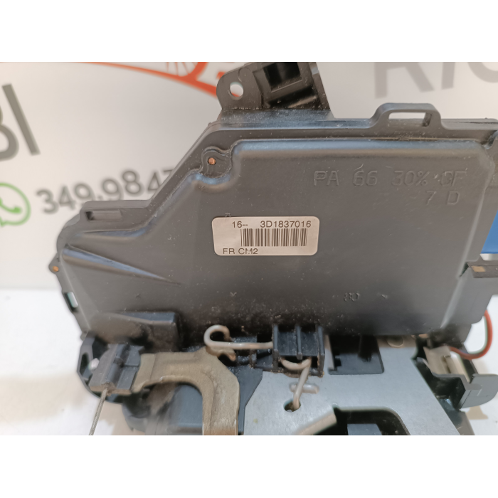 3D1837016 SERRATURA CHIUSURA PORTA ANTERIORE DESTRO DX USATO VW GOLF PLUS (2004\2014)