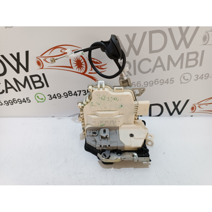 8K0839016C ART.27338 SERRATURA PORTA POSTERIORE DESTRO DX USATO AUDI A4 (B8) 2.0 TDI (2007\2015)