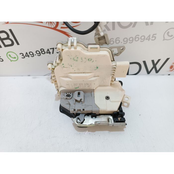 8K0839016C ART.27338 SERRATURA PORTA POSTERIORE DESTRO DX USATO AUDI A4 (B8) 2.0 TDI (2007\2015)