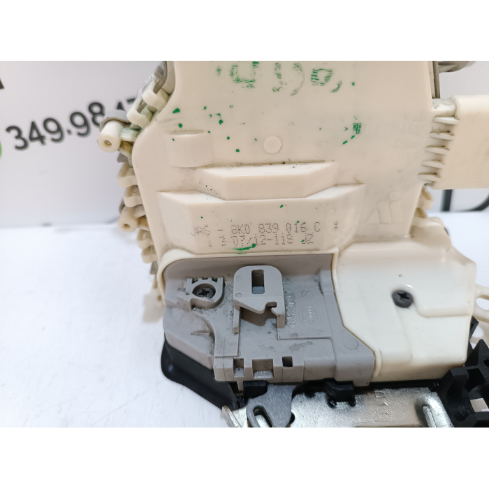 8K0839016C ART.27338 SERRATURA PORTA POSTERIORE DESTRO DX USATO AUDI A4 (B8) 2.0 TDI (2007\2015)