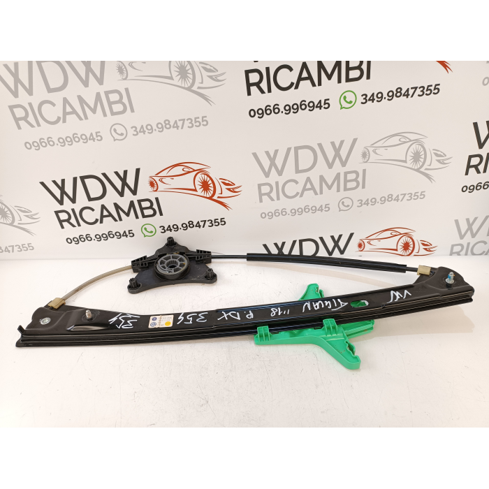 5NA839462C MECCANISMO ALZAVETRO PORTA POSTERIORE DESTRO DX USATO VW TIGUAN (DAL 2016 IN POI >) 