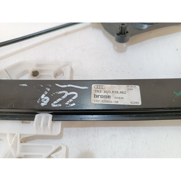 8U0839462 MECCANISMO ALZAVETRO PORTA POSTERIORE DESTRO DX USATO AUDI Q3 8U 2.0 TDI (2011\2018) 