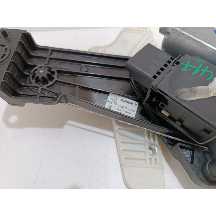 9810488580 ALZAVETRO ELETTRICO 6 PIN PORTA POSTERIORE SINISTRO SX USATO PEUGEOT 3008 II 2° (DAL 2016 > IN POI)