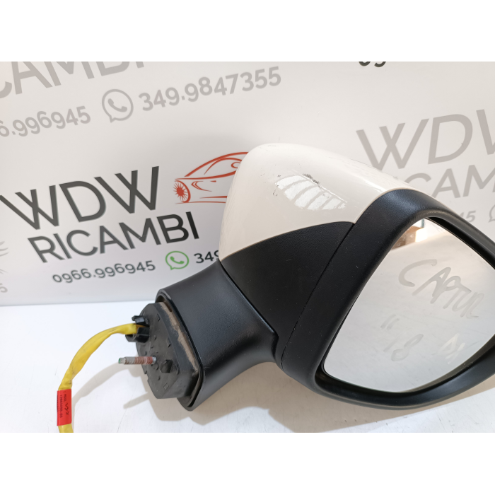 SPECCHIO SPECCHIETTO ELETTRICO 11 PIN DESTRO DX USATO RENAULT CAPTUR (J5) (2013\2019) 