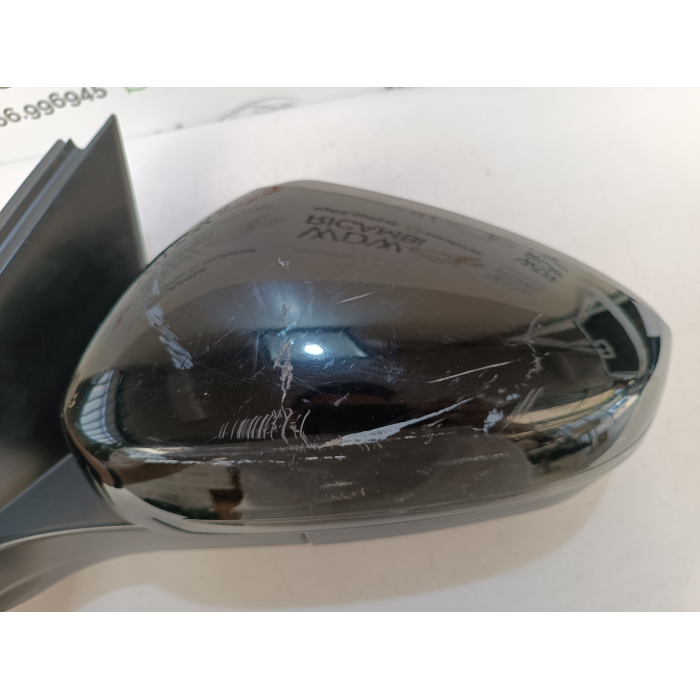 SPECCHIO SPECCHIETTO ELETTRICO 17 PIN SINISTRO SX USATO PEUGEOT 3008 II 2° (DAL 2016 > IN POI)