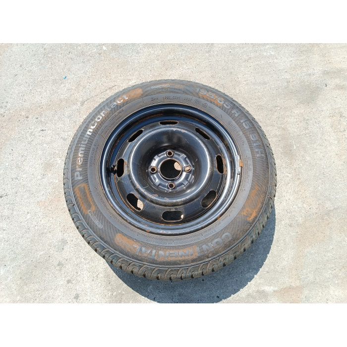 6JX15H2 1 CERCHIO RUOTA RUOTINO DI SCORTA USATO DA 15 4 FORI USATO PEUGEOT 307 1.6 HDI (2001\2009)