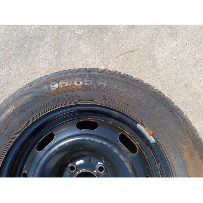 6JX15H2 1 CERCHIO RUOTA RUOTINO DI SCORTA USATO DA 15 4 FORI USATO PEUGEOT 307 1.6 HDI (2001\2009)