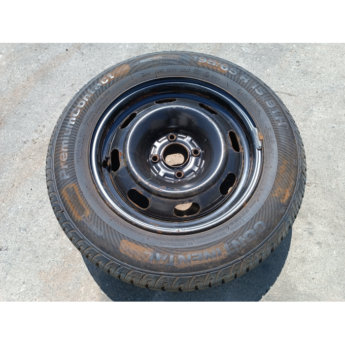 6JX15H2 1 CERCHIO RUOTA RUOTINO DI SCORTA USATO DA 15 4 FORI USATO PEUGEOT 307 1.6 HDI (2001\2009)
