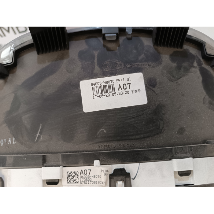 94003-H8070 QUADRO STRUMENTI CONTACHILOMETRI USATO KIA RIO (YB) 1.2 2017 - 2020