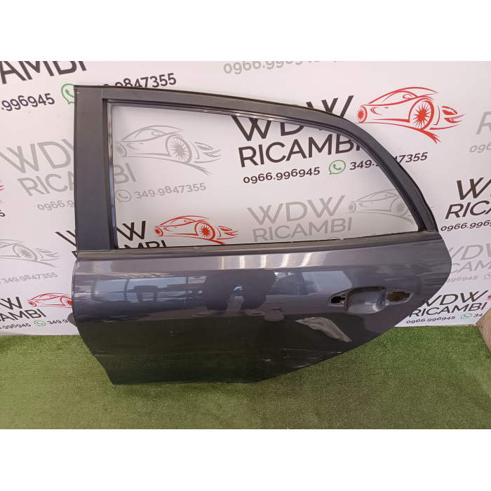 PORTA PORTIERA SPORTELLO POSTERIORE SINISTRO SX USATO GRIGIO KIA RIO (YB) 1.2 (DAL 2017 IN POI >)