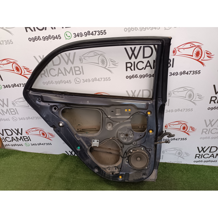 PORTA PORTIERA SPORTELLO POSTERIORE SINISTRO SX USATO GRIGIO KIA RIO (YB) 1.2 (DAL 2017 IN POI >)