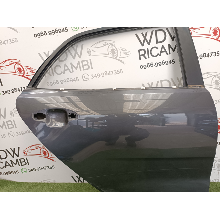 PORTA PORTIERA SPORTELLO POSTERIORE DESTRO DX USATO GRIGIO KIA RIO (YB) 1.2 (DAL 2017 IN POI >)