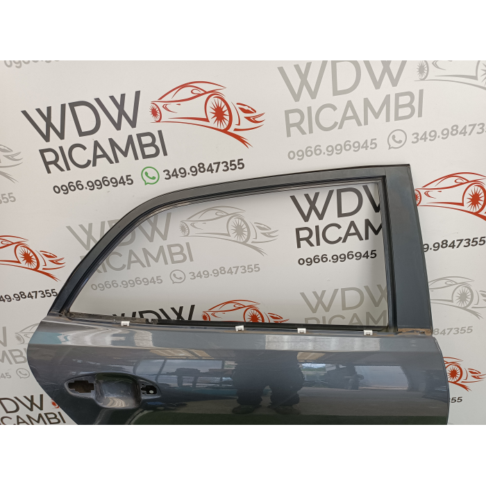PORTA PORTIERA SPORTELLO POSTERIORE DESTRO DX USATO GRIGIO KIA RIO (YB) 1.2 (DAL 2017 IN POI >)