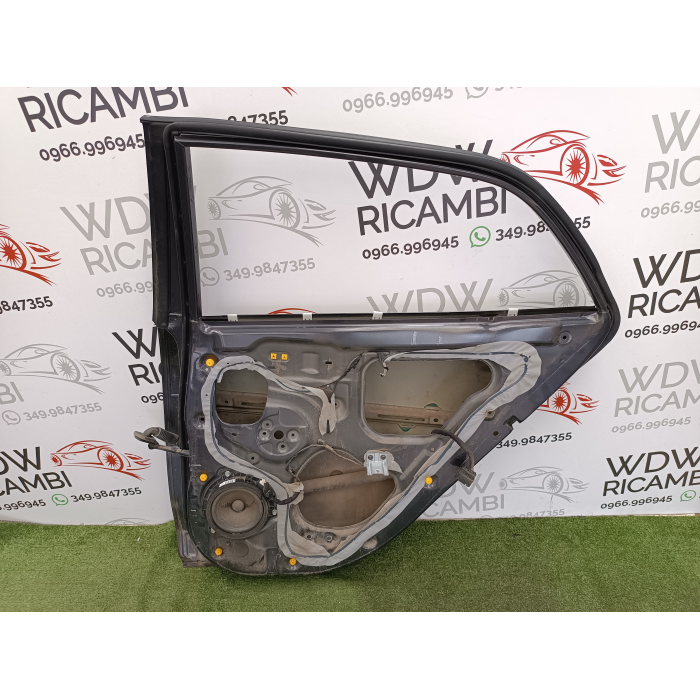 PORTA PORTIERA SPORTELLO POSTERIORE DESTRO DX USATO GRIGIO KIA RIO (YB) 1.2 (DAL 2017 IN POI >)