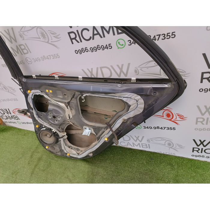 PORTA PORTIERA SPORTELLO POSTERIORE DESTRO DX USATO GRIGIO KIA RIO (YB) 1.2 (DAL 2017 IN POI >)