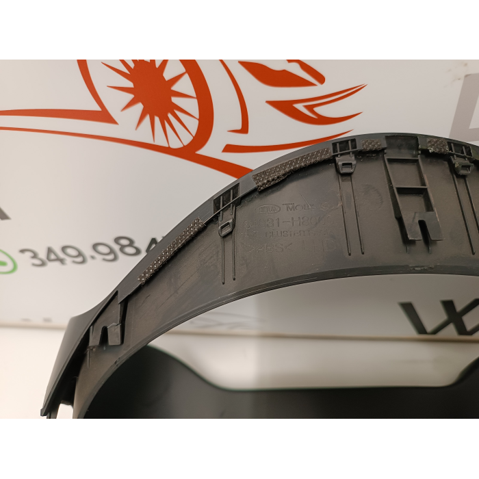 84831-H8000 RIVESTIMENTO MODANATURA CORNICE QUADRO QUADRANTE KIA RIO YB 2017 IN POI STRUMENTI 