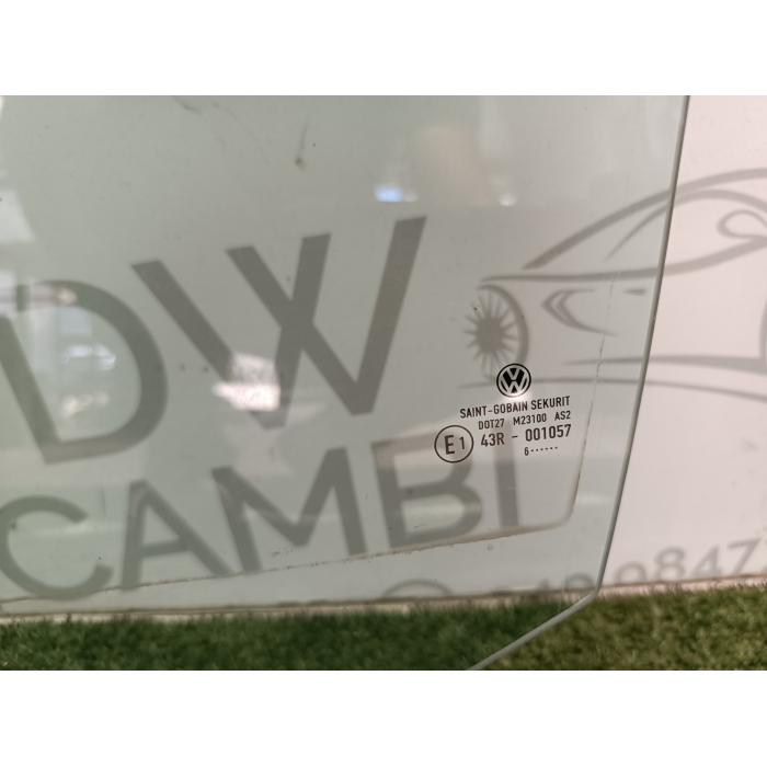 VETRO SCENDENTE PORTA POSTERIORE SINISTRO SX VOLKSWAGEN GOLF V 5 2.0 GTD 