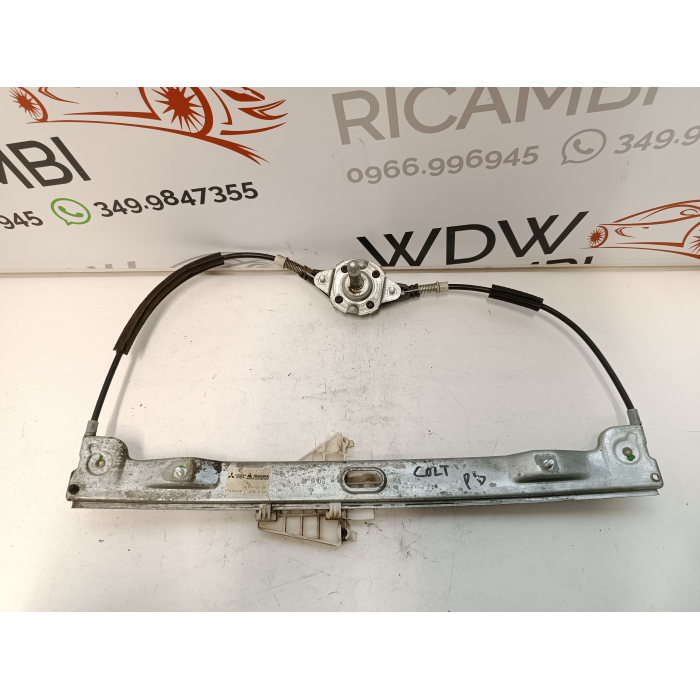 ALZAVETRO ALZACRISTALLO MANUALE POSTERIORE DESTRO DX MITSUBISHI COLT Z30 CZ3 (04-12)