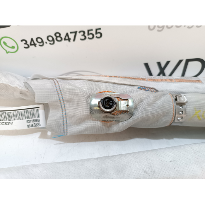 95183635 AIRBAG TENDA TENDINA LATO DESTRO DX USATO CHEVROLET AVEO 1.2 (2011\2016)