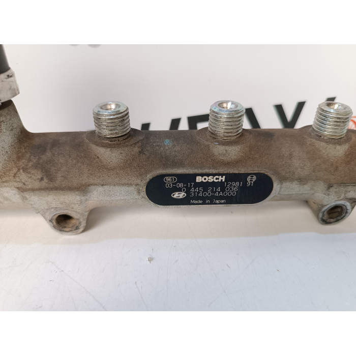 31400-4A000 TUBO FLAUTO INIEZIONE DIESEL RAIL USATO KIA SORENTO 2.5 16V CRDI (2002\2009) 2003