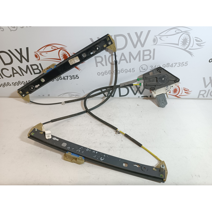 8X3837462A MECCANISMO MOTORINO ALZAVETRO ANTERIORE DESTRO AUDI A1 8X 3P 2010-2018