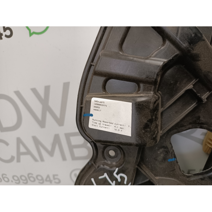 50549875 ALZAVETRO PANNELLO ANTERIORE DESTRO ALFA ROMEO STELVIO (949) (DAL 2016 IN POI >)