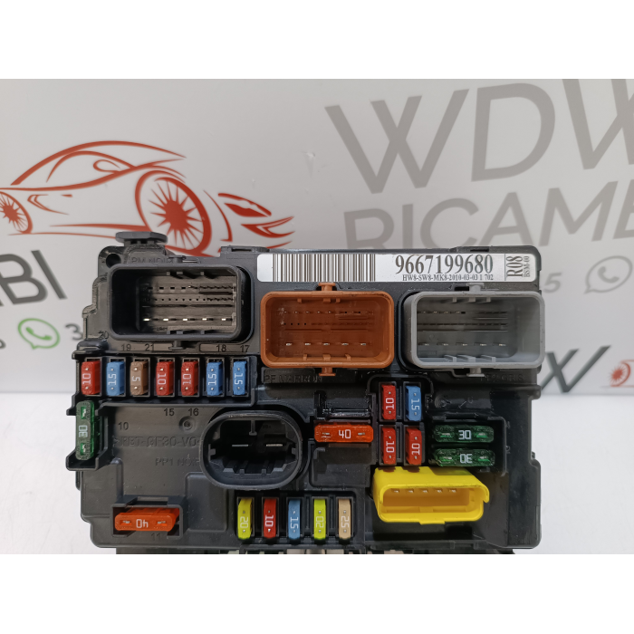9667199680 CENTRALINA PORTA FUSIBILI FUSIBILIERA CITROEN DS3 1.6 HDI (2010\2019)