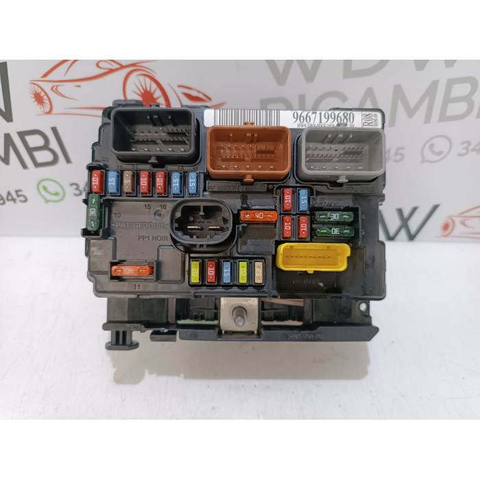 9667199680 CENTRALINA PORTA FUSIBILI FUSIBILIERA CITROEN DS3 1.6 HDI (2010\2019)