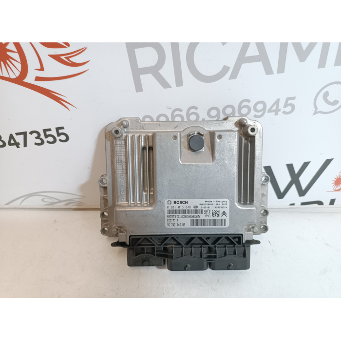 9666729480 CENTRALINA MOTORE BOSCH CITROEN DS3 C3 2009-2016 1.6 HDI 68KW 92CV 9HP 9674244680 0281015848